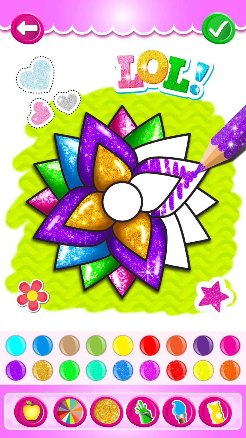 Rainbow Flower Coloring and Dr screenshot